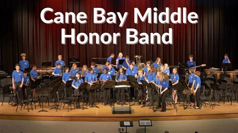 Cane Bay Middle School Honor Band Pre Cpa Youtube