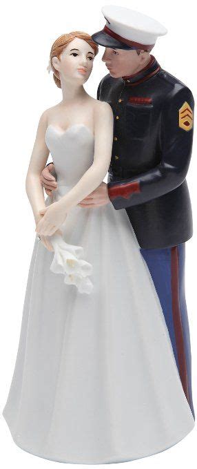 Cosmos Ts Bride And Groom Marine Couple Porcelain Figurine 3 12 X