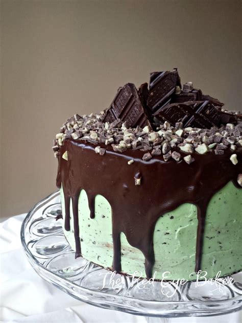 Dark Chocolate Mint Cake The Red Eye Baker Recipe Mint Chocolate