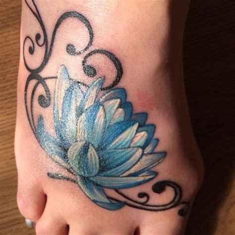 Details More Than 77 Lotus Flower Foot Tattoo Super Hot Incdgdbentre