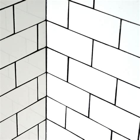 Shutterstock416547448 White Subway Tile And Black Grout Gorgeous