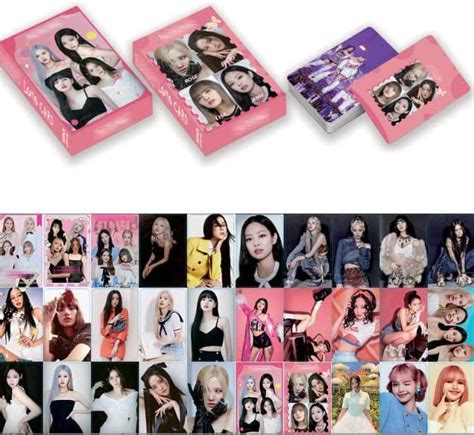 Kpop Blackpink Lomo Cards 30 Pieces Photo Cards Black Pink Lomo Card