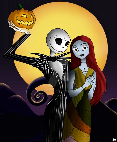Jack And Sally The Nightmare Before Christmas By Sorryitssenpai On