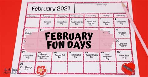 Celebrate Fun Days With Kids Updated For 2021 2022 Rock Your Homeschool