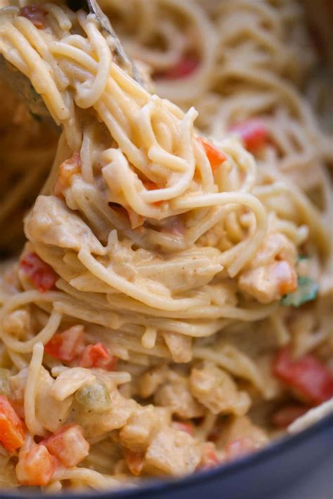 No more rolling meatballs chicken meatballs recipe video! Cheesy Chicken Spaghetti Recipe | Lauren's Latest