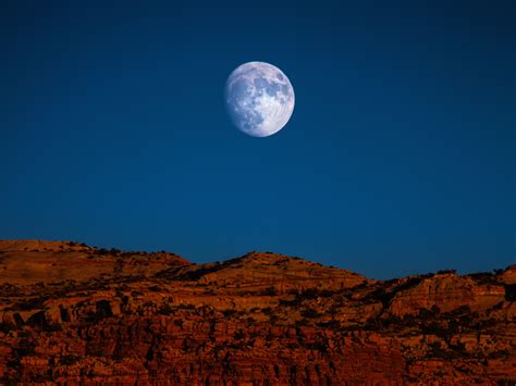 Desktop Wallpaper Full Moon Night Nature Hd Image