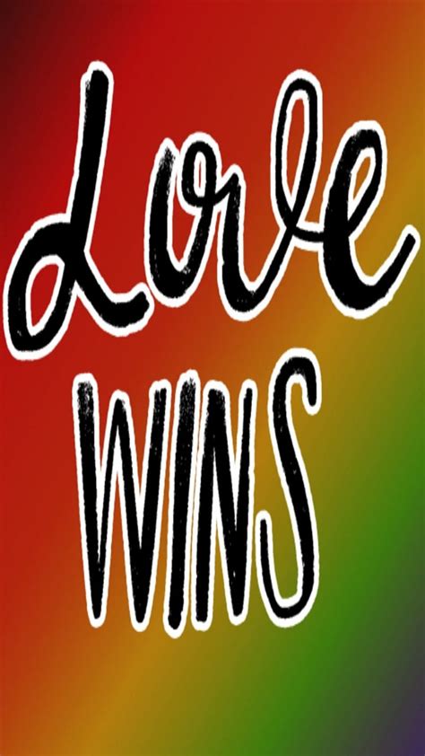 Love Wins Rainbow HD Phone Wallpaper Peakpx