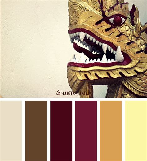 Dragon Color Palette Color Palette Red Colour Palette Illustration
