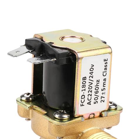 Brass Ac220v G12 Normal Closed Pilot Operated Water Inlet Electric