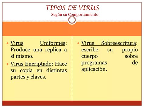Tipos De Virus