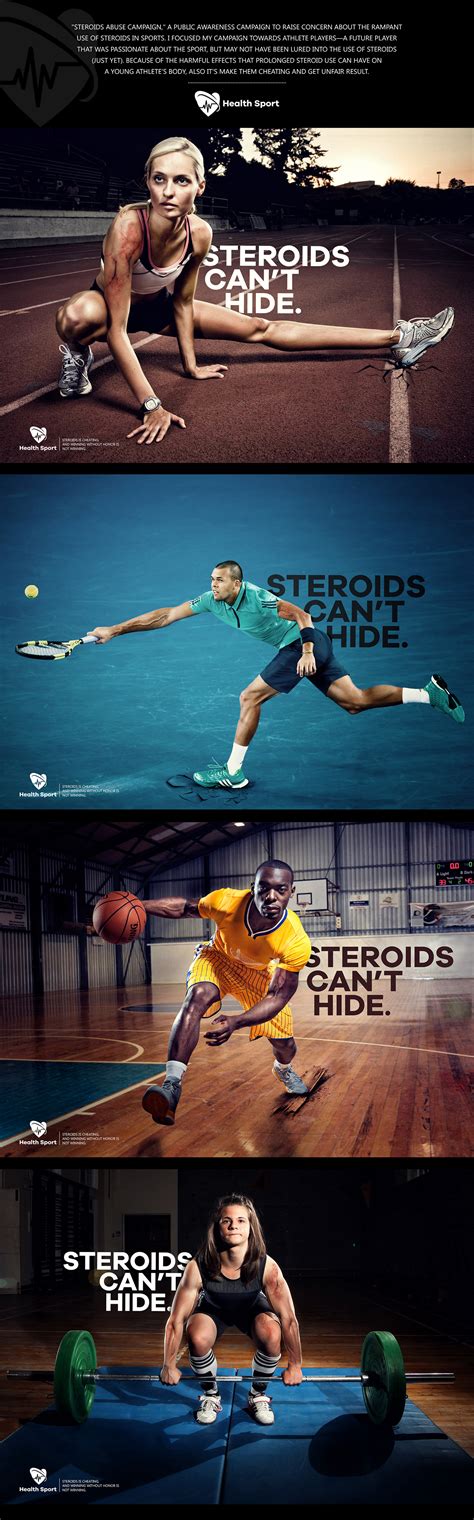 Steroids Awareness Campaign On Behance