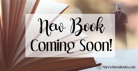 New Book Coming Soon — Mary Schrock Books