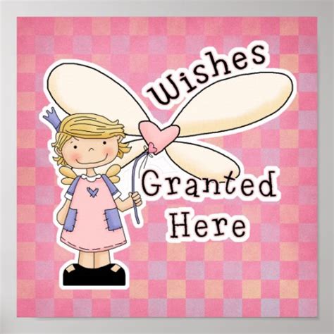 Wishes Granted Fairy Godmother Posters Zazzle