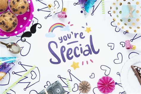 Download Free PSD | Happy birthday concept mock-up