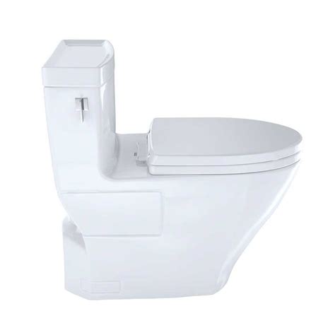 Toto Legato One Piece High Efficiency Toilet 128 Gpf Cotton White