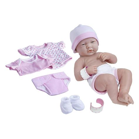 Jc Toys 14 All Vinyl La Newborn Originalrealistic Baby Doll Pink