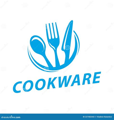 Vector Logo Of The Cookware Dining Utensils Store Stock Vector