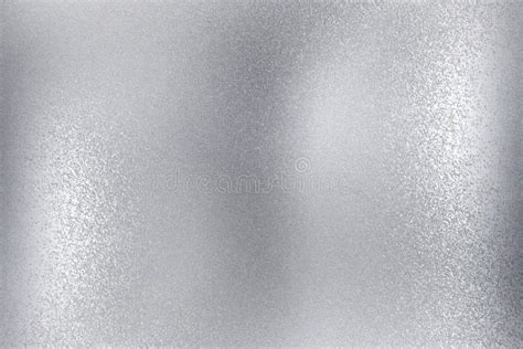 Shiny Silver Metal Sheet Abstract Texture Background Stock Photo