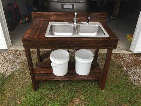 Diy Outdoor Sink Excellent For Quick And Easy Cleanups Designs By