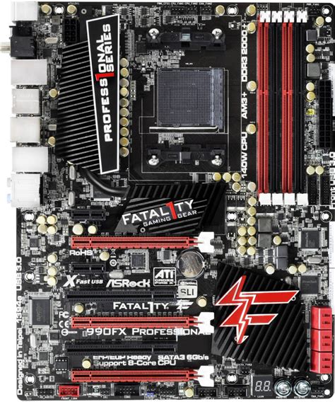 Asrock Fatal1ty 990fx Professional Motherboard Specifications On