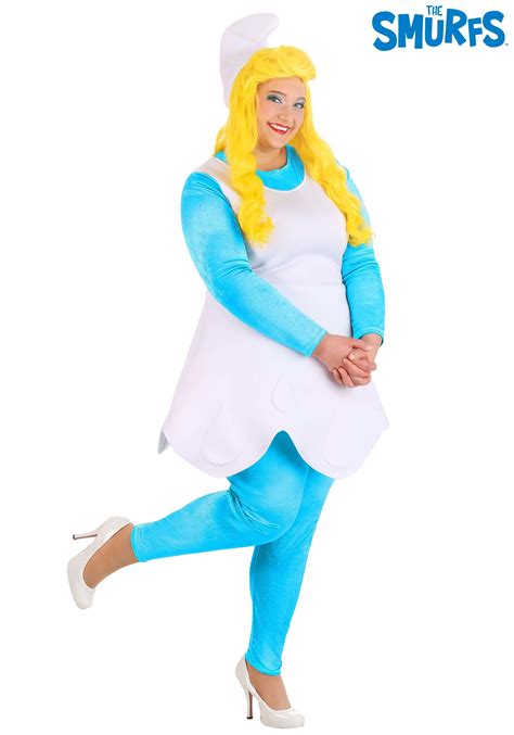 Women S Plus Size The Smurfette Smurf Costume