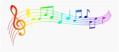 Colorful Musical Notes Png Clip Art Library