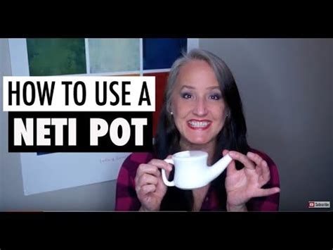This video demonstrates on how to use a neti pot. How to Use a Neti Pot for Singers - Fight Colds, Sinus ...