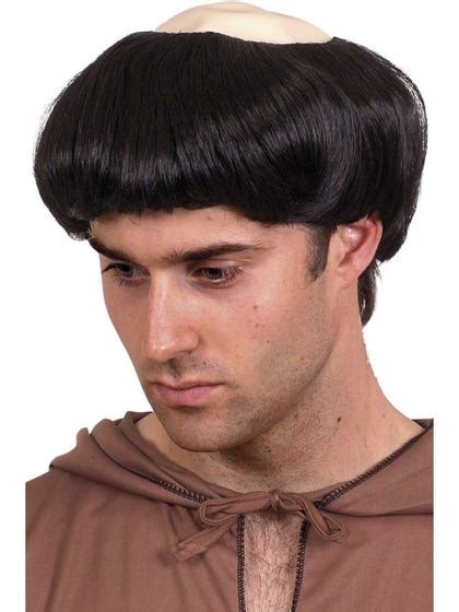 Monk Wig With Rubber Bald Patch Blossom Costumes