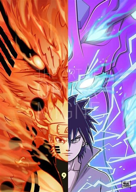 Naruto Uzumaki and Sasuke Uchiha #Naruto #Bestfriends | Wallpaper