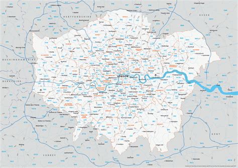 London Postcode Map Boroughs Hot Sex Picture