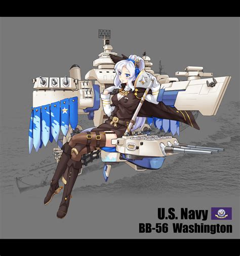 Sirills Uss Washington Bb 56 Washington Warship Girls R Warship