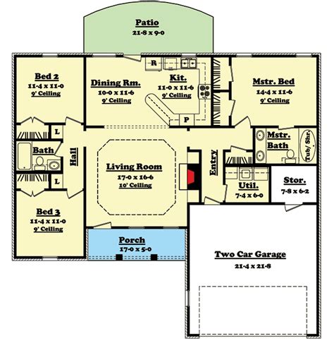 Split Bedroom Ranch Home Plan 11701hz Architectural Designs House