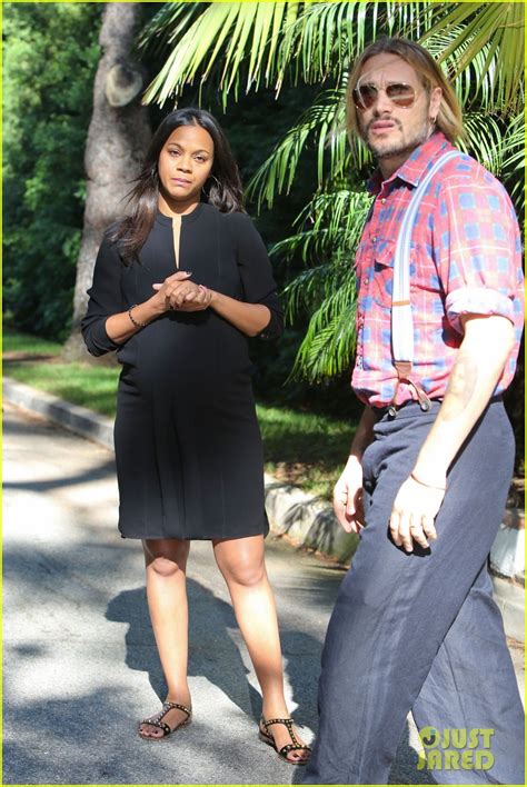 Pregnant Zoe Saldana Looks Like She Could Give Birth Soon Photo
