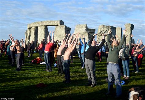 Hordes Of Sun Worshippers Gather At Stonehenge Ahead Of The Traditional Summer Solstice Sunrise