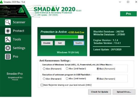 Currently, the language on the site is smadav use its own technology to avoid virus spread and infection from usb flashdisk. Smadav Antivirus Pro 2020 v13.4.1 Free Download - world ...