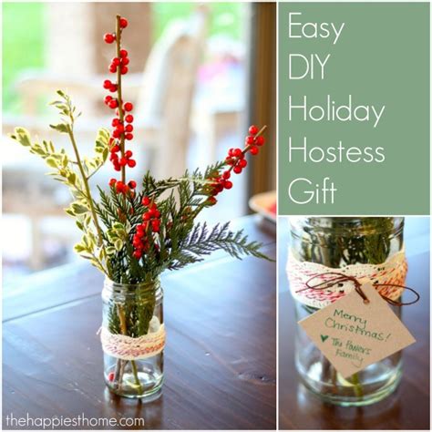 Easy Last Minute Diy Hostess T Holly And Ivy In A Jar The Happiest