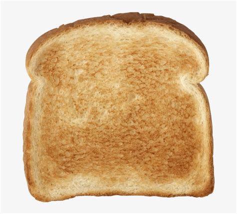 Toast Dry Piece Of Toast Free Transparent Png Download Pngkey