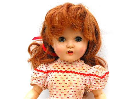 1940s Horsman Composition Doll Antique Redhead Collectible Toy