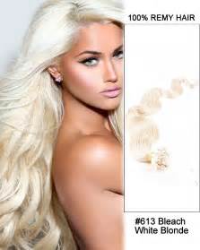 Our premium quality human hair extensions will last for years to come and make an excellent addition to your personal beauty supply. 14" #613 Bleach White Blonde Body Wave Micro Loop 100% ...