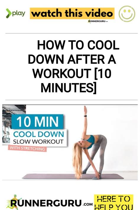 How To Cool Down After A Workout 10 Minutes Runnerguru Strength
