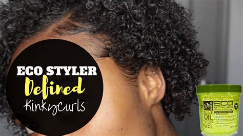 Defining My Curls With Eco Styler Gel Poppin Kinky Curls Youtube