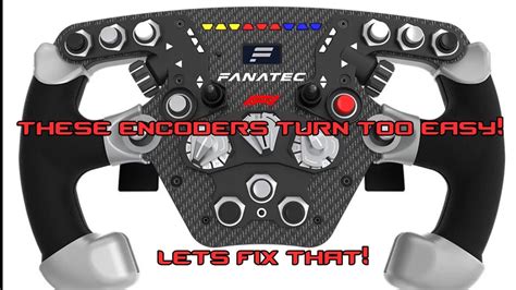 Fanatec F Wheel Base Encoder Modification Youtube