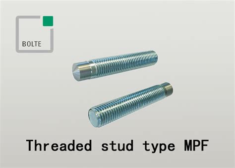 Threaded Stud Type Mpf Stainless Steel Weld Studs For Drawn Arc Stud