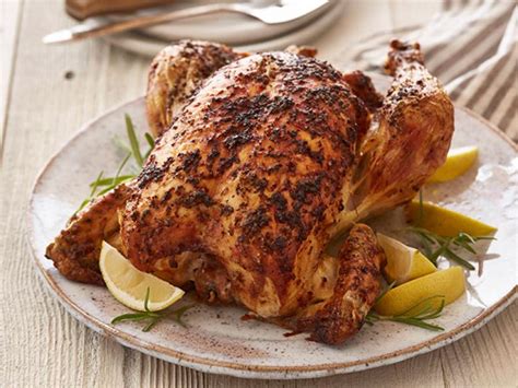 After chicken has been brining for 20 hours, light the smoker and heat to 250 degrees f. Roast Chicken Recipe | Ree Drummond | Food Network