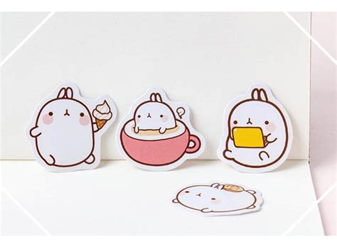 A331 Kawaii Rabbit Sticker Pack Cute Rabbit Sticker Lovely Etsy