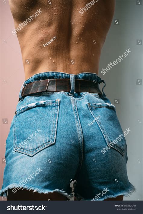 Jeans Denim Shorts Sexy Female Ass Stock Photo Shutterstock