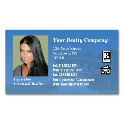 Open this button & development your biz card! Pin on Real Estate Business Cards