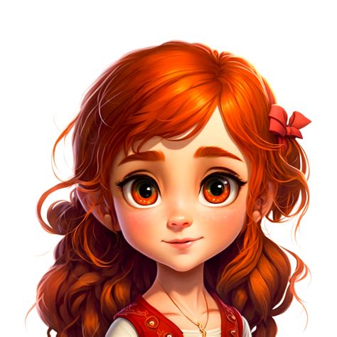 Free Cute Girl Cartoon Character 20009411 Png With Tr
