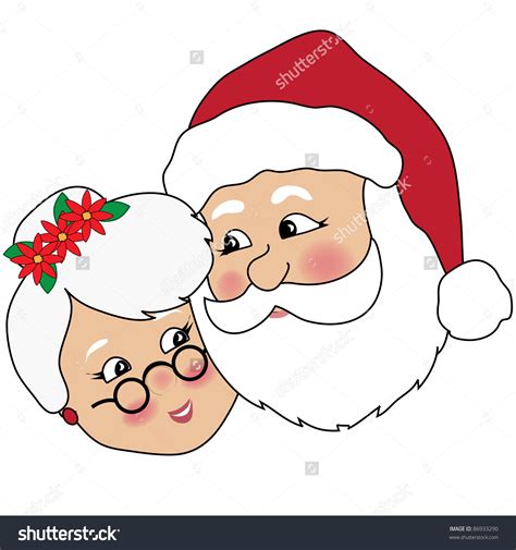 mr and mrs claus clip art