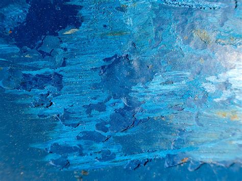 Blue And White Abstract Painting · Free Stock Photo
